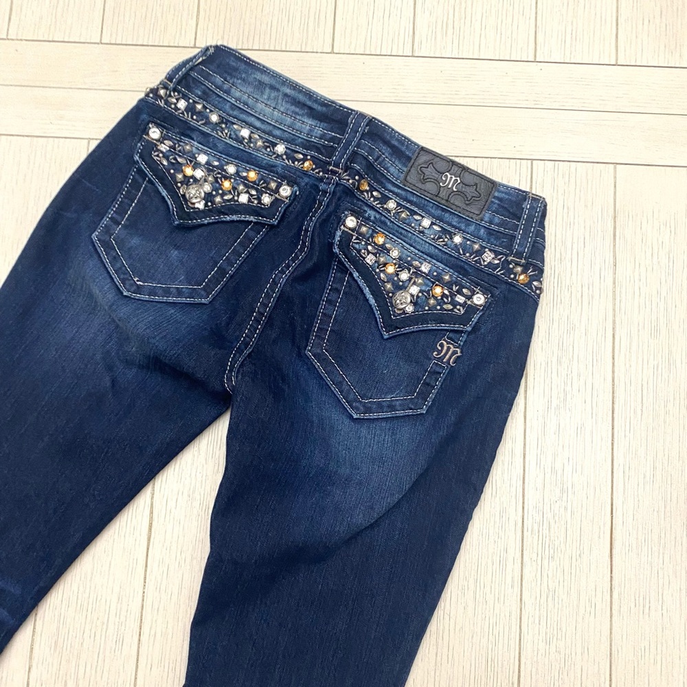 Embellished Blue Jeans